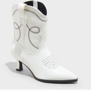 Universal Thread Women's Jenson Western Cowboy Boots With Memory Foam Insole